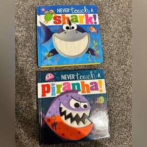 Never Touch Shark & Piranha Book Set for Kids